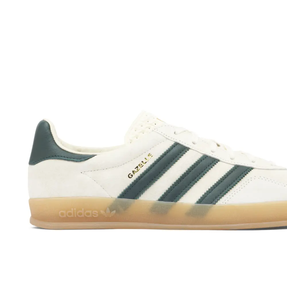 Adidas Gazelle Indoor White Green Gum
