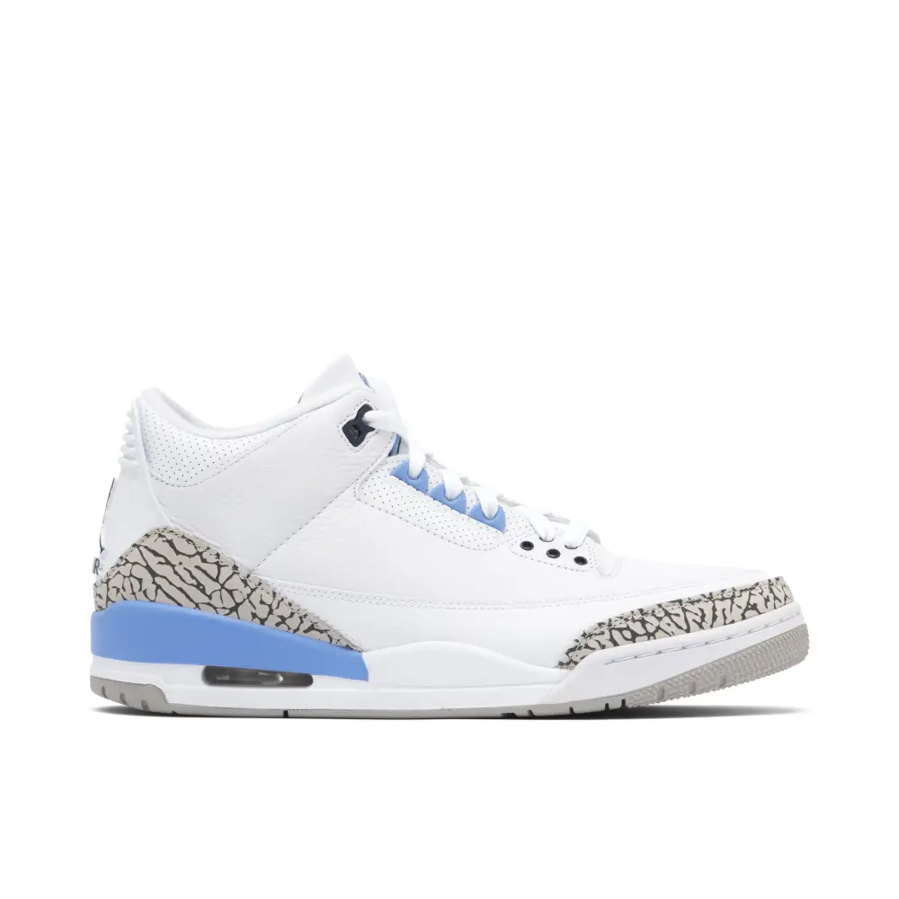 Air Jordan 3 UNC White 