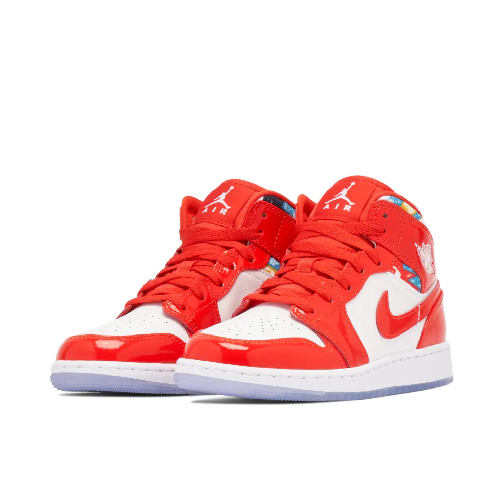 Air Jordan 1 Mid SE GS Barcelona Sweater 