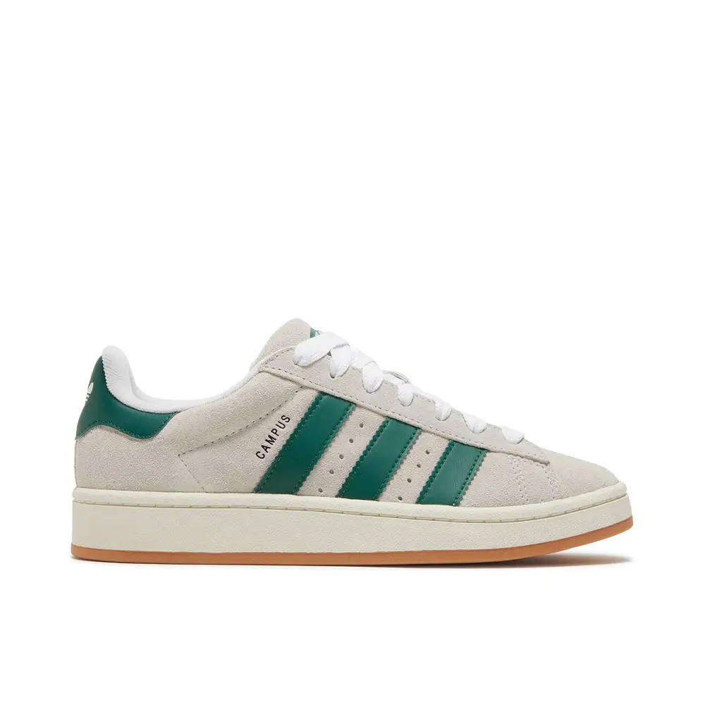 Adidas Campus 00s Crystal White Dark Green Womens 