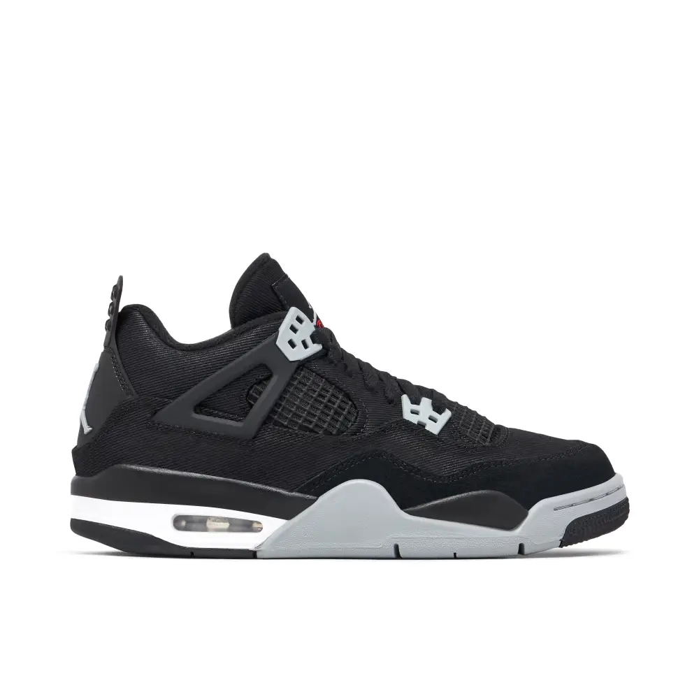 Air Jordan 4 Retro SE Black Canvas GS ABE672