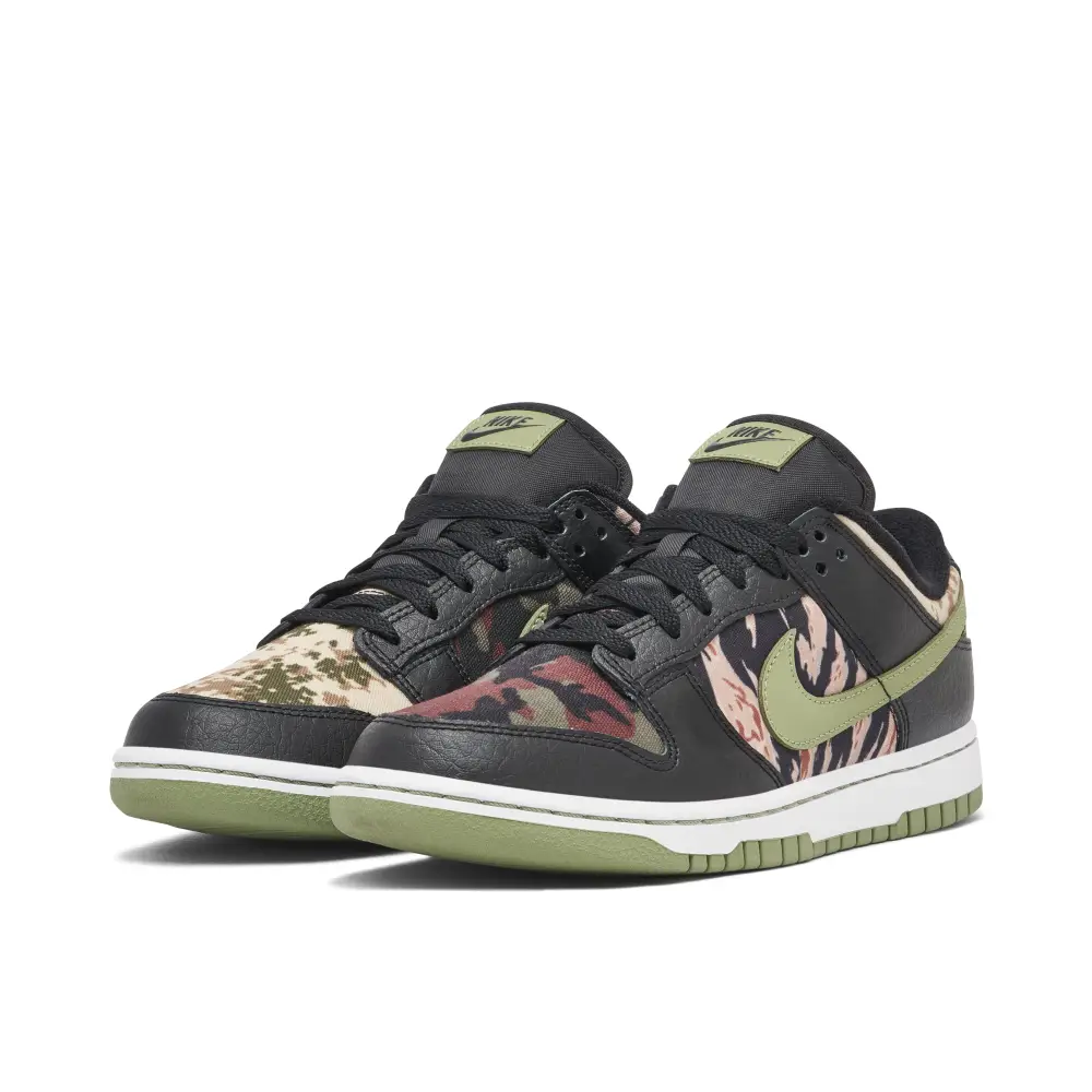 Nike Dunk Low Crazy Camo Oil Green 