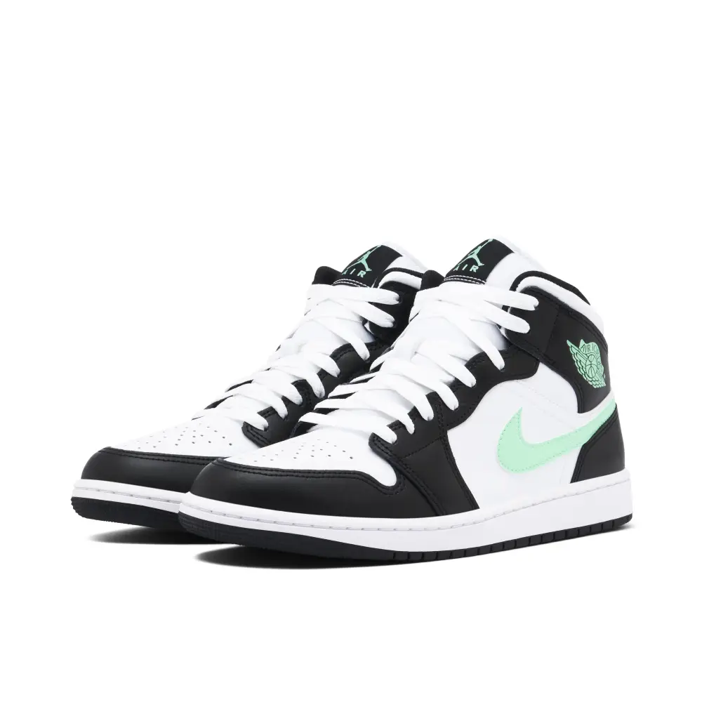 Air Jordan 1 Mid Green Glow 