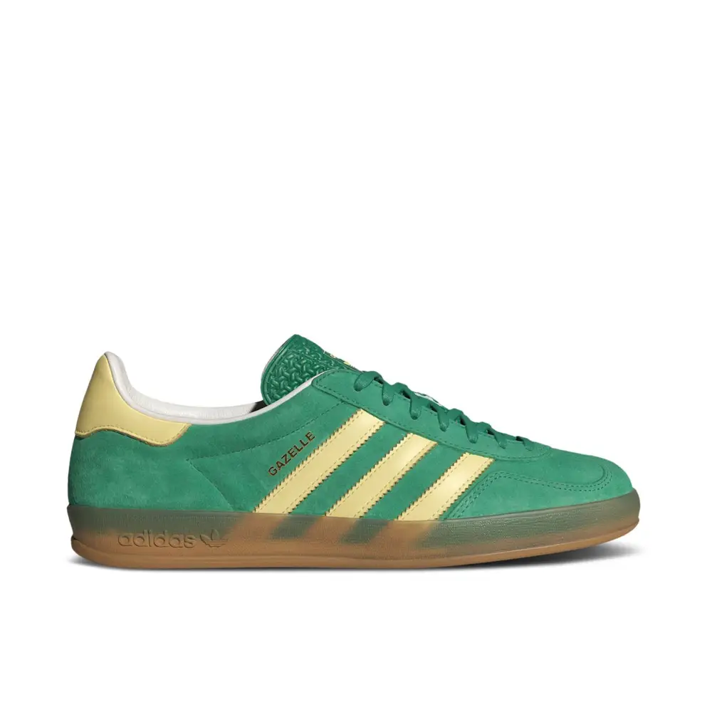 Adidas Gazelle Indoor Semi Court Green Almost Yellow 