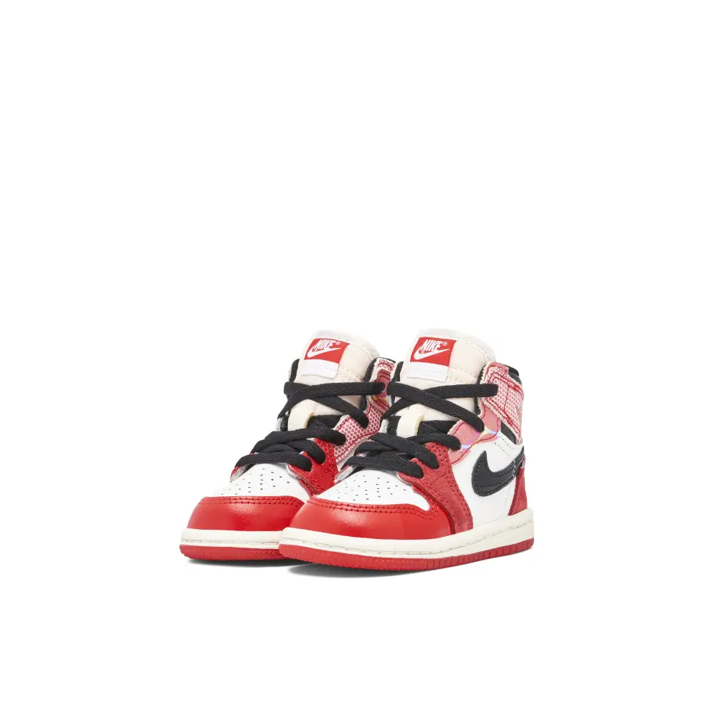 Air Jordan 1 High x Spider-Man Across The Spider-verse Red Black TD 