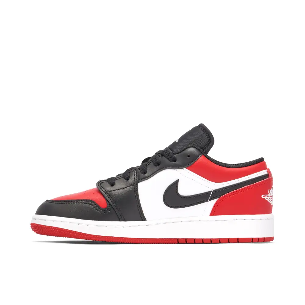 Air Jordan 1 Low Bred Toe GS 