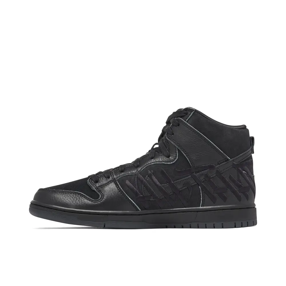 Nike SB Dunk High x FAUST Black Gold