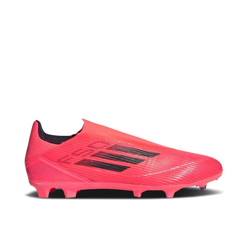 Adidas F50 League Laceless Firm/Multi-Ground Turbo Aurora Black Platinum Metallic AB80C1887