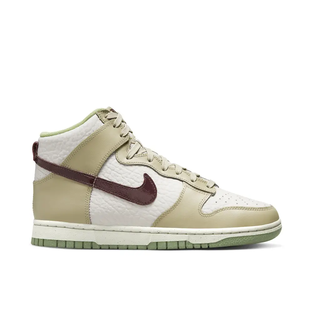 Nike Dunk High Tumbled White Tan 