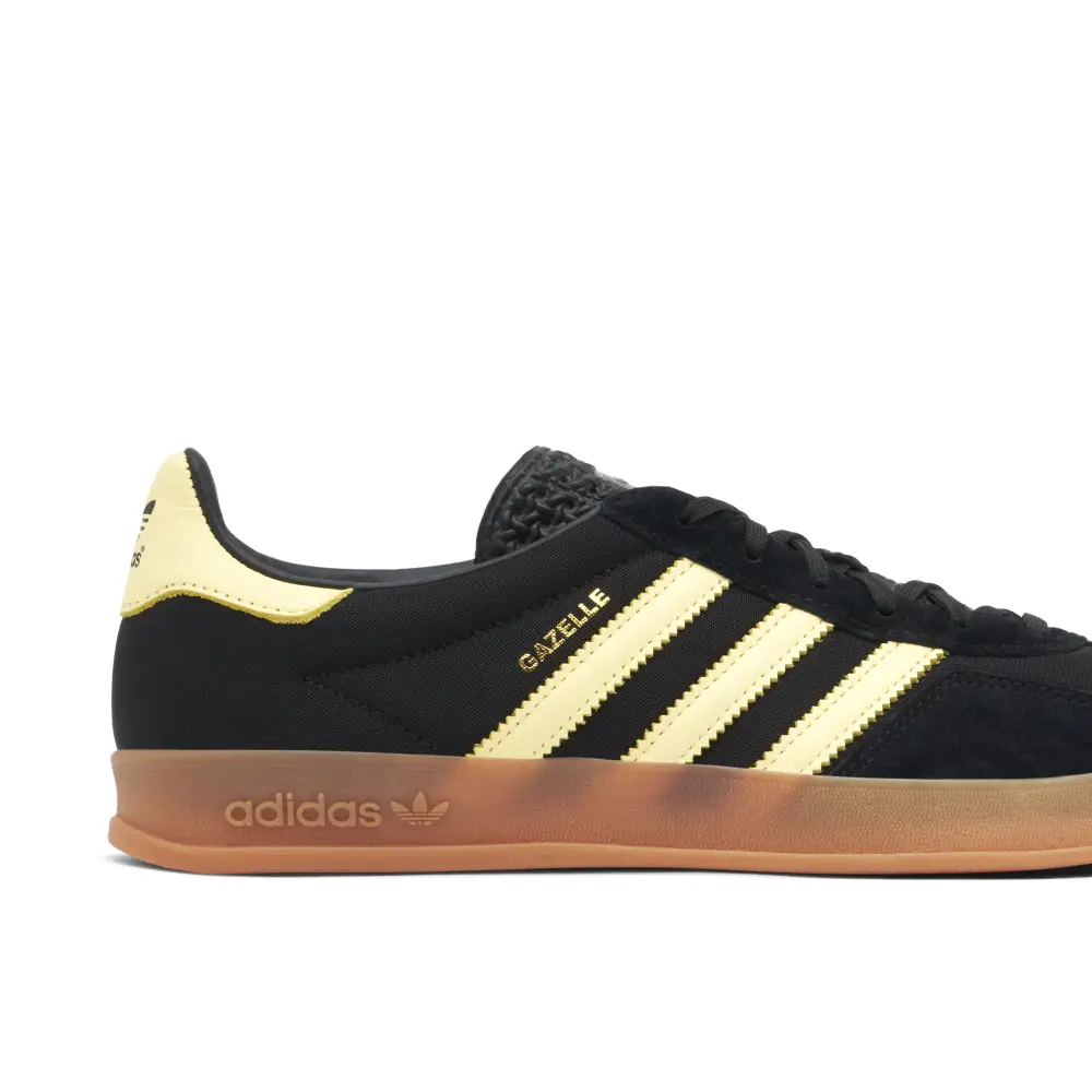 Adidas Gazelle Indoor Black Almost Yellow Gum