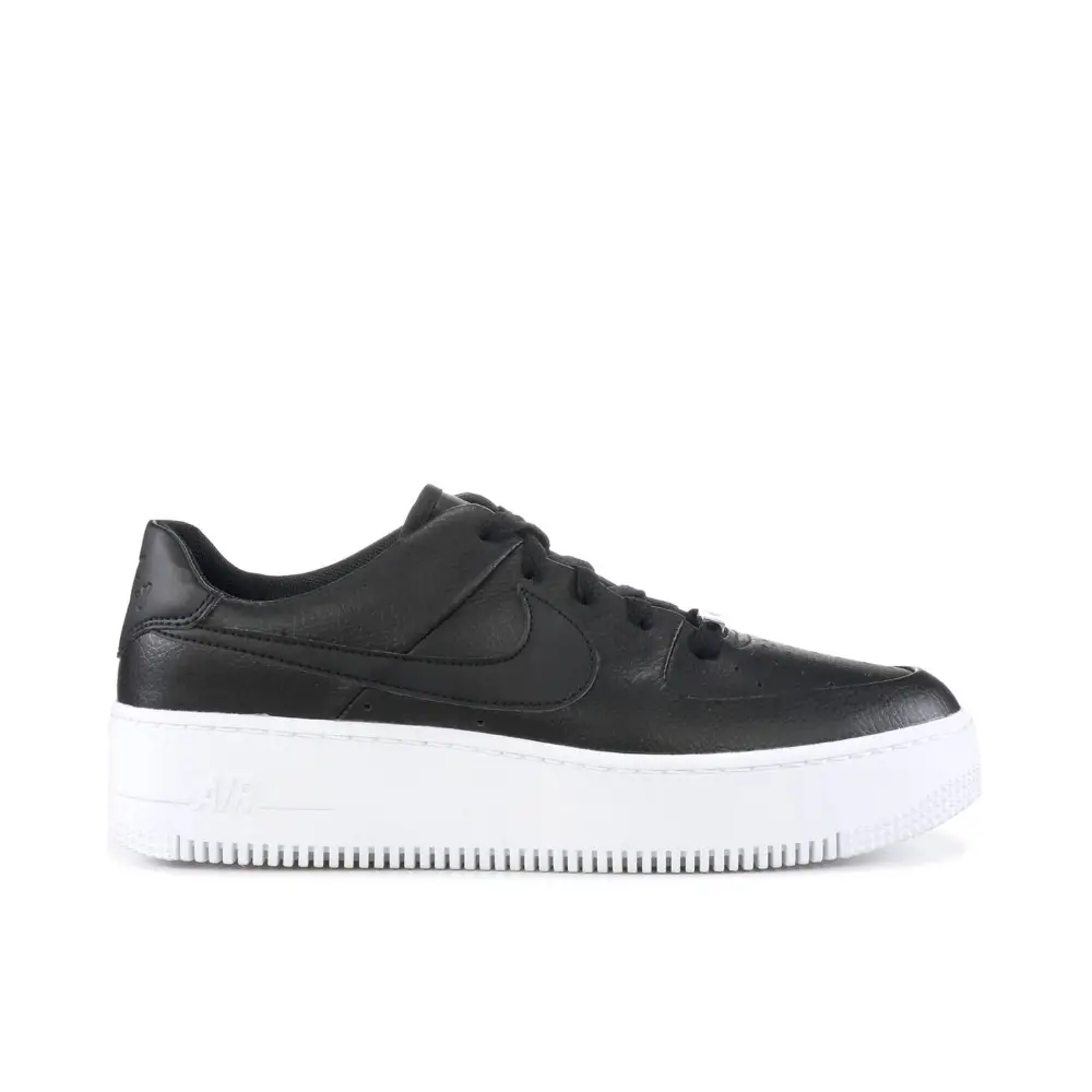 Nike Air Force 1 Sage Low Black White Womens 