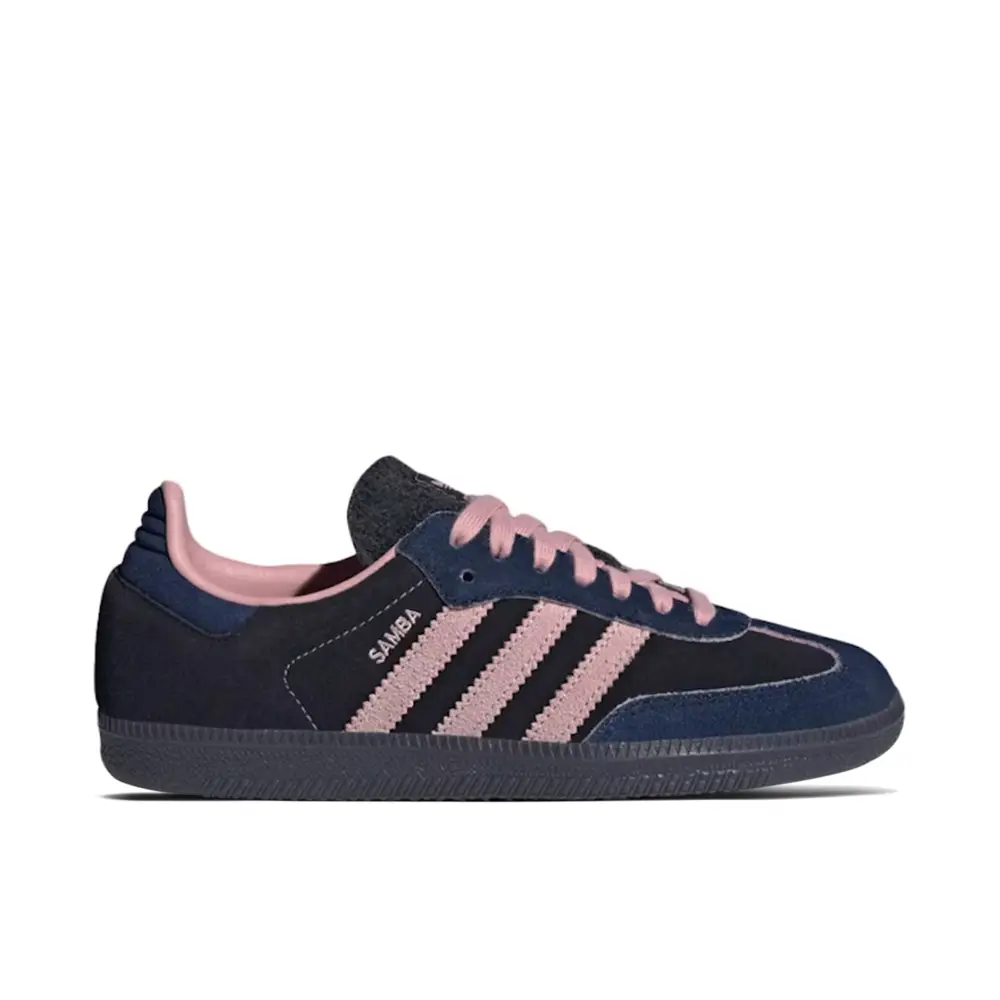 Adidas Samba OG Black Wonder Mauve Indigo Womens 