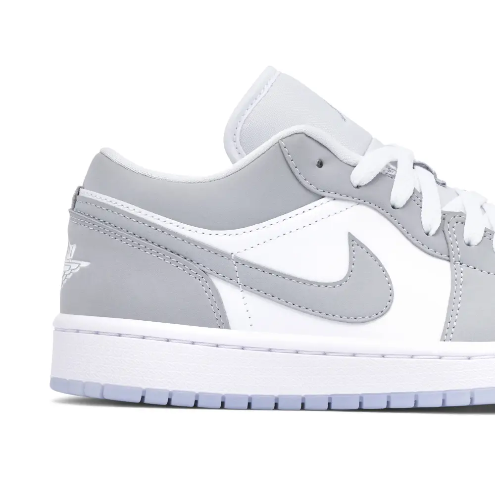 Air Jordan 1 Low White Wolf Grey Womens