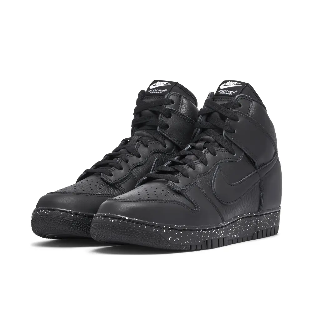 UNDERCOVER x Nike Dunk High Chaos Triple Black