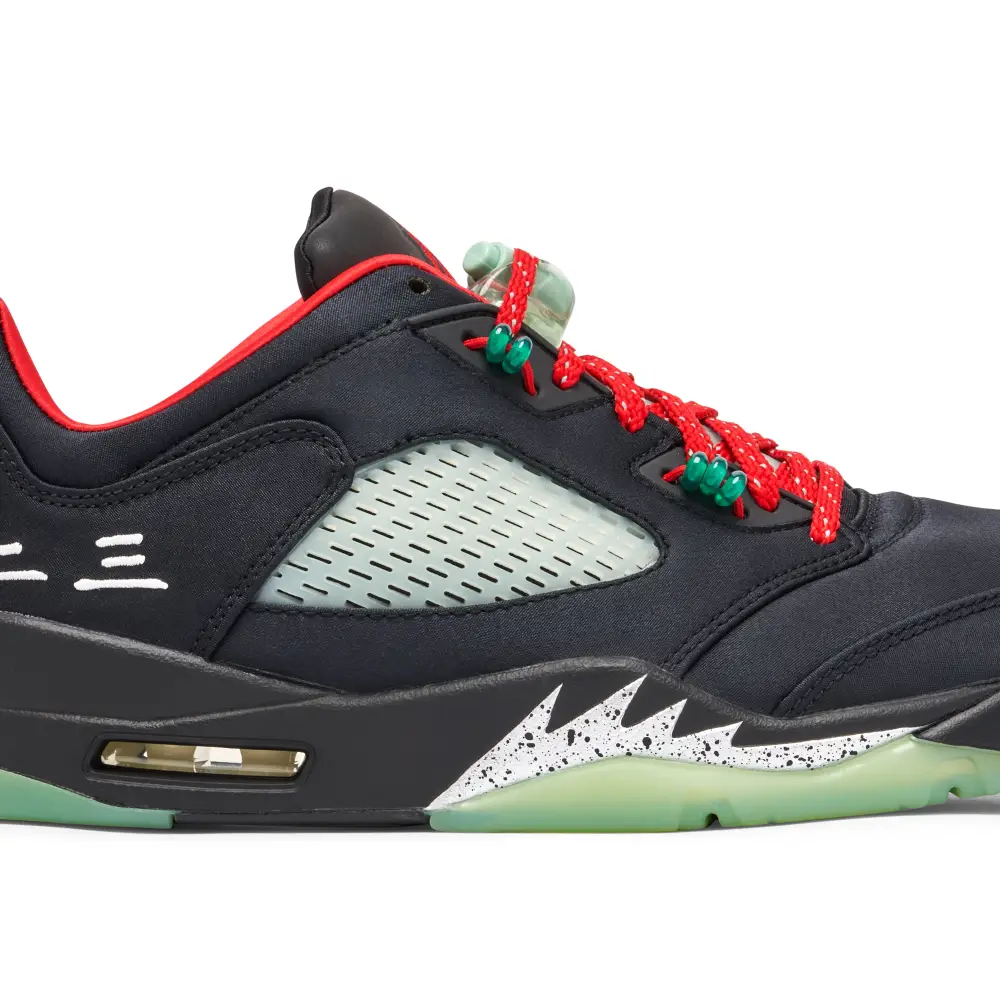CLOT x Air Jordan 5 Low Black 