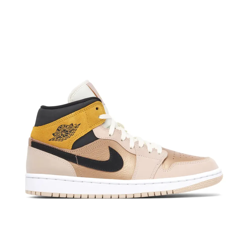 Air Jordan 1 Mid SE Particle Beige Womens 