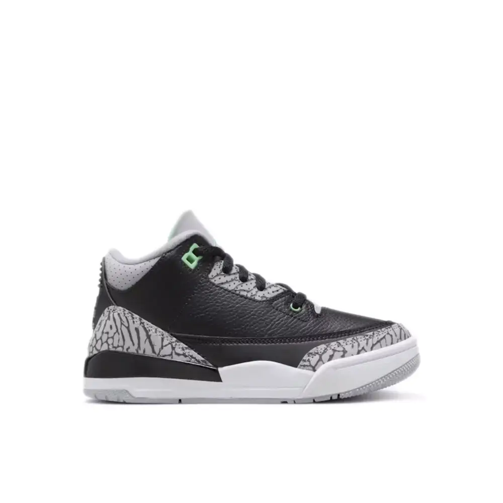 Air Jordan 3 Retro Green Glow PS 
