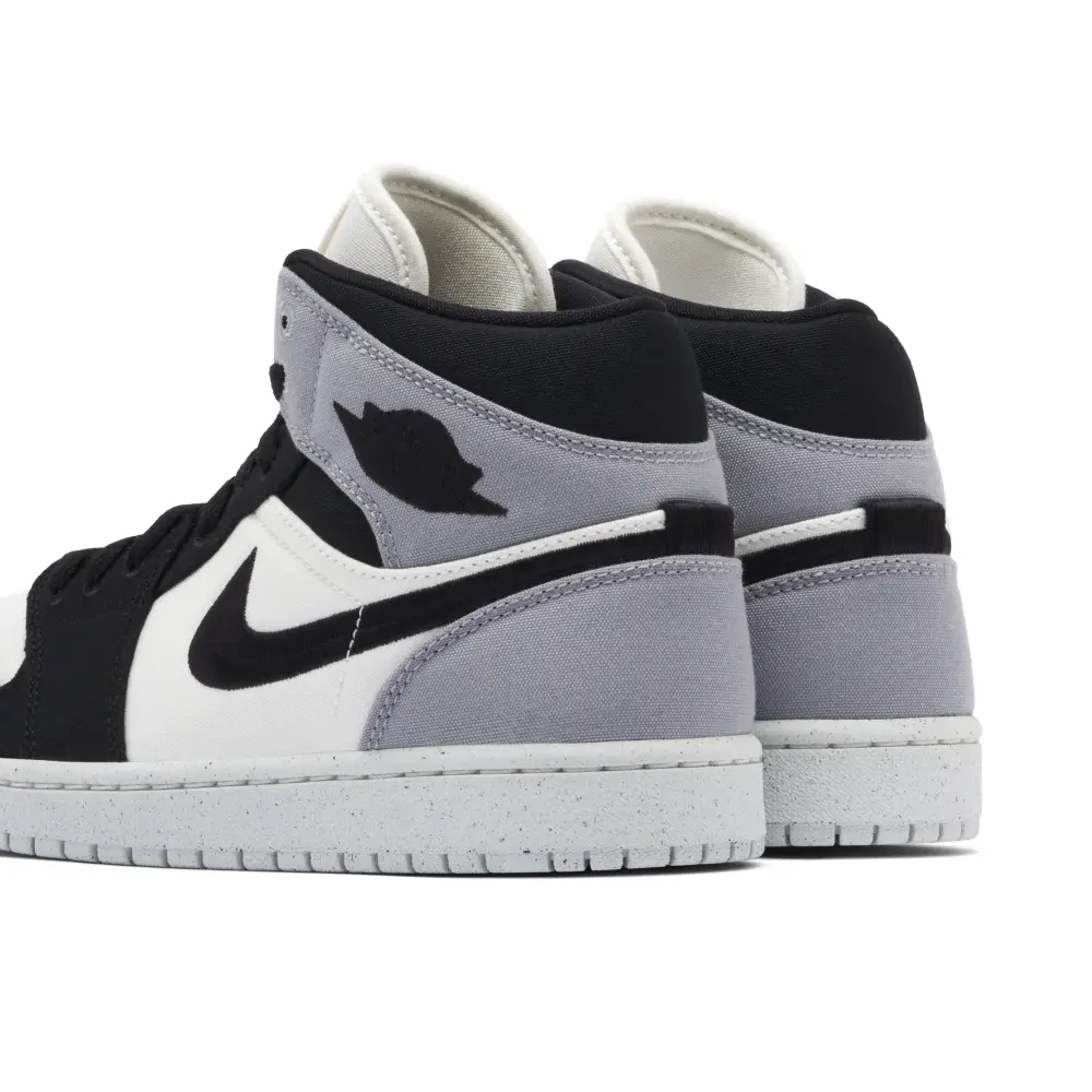 Air Jordan 1 Mid SE Canvas Steel Grey