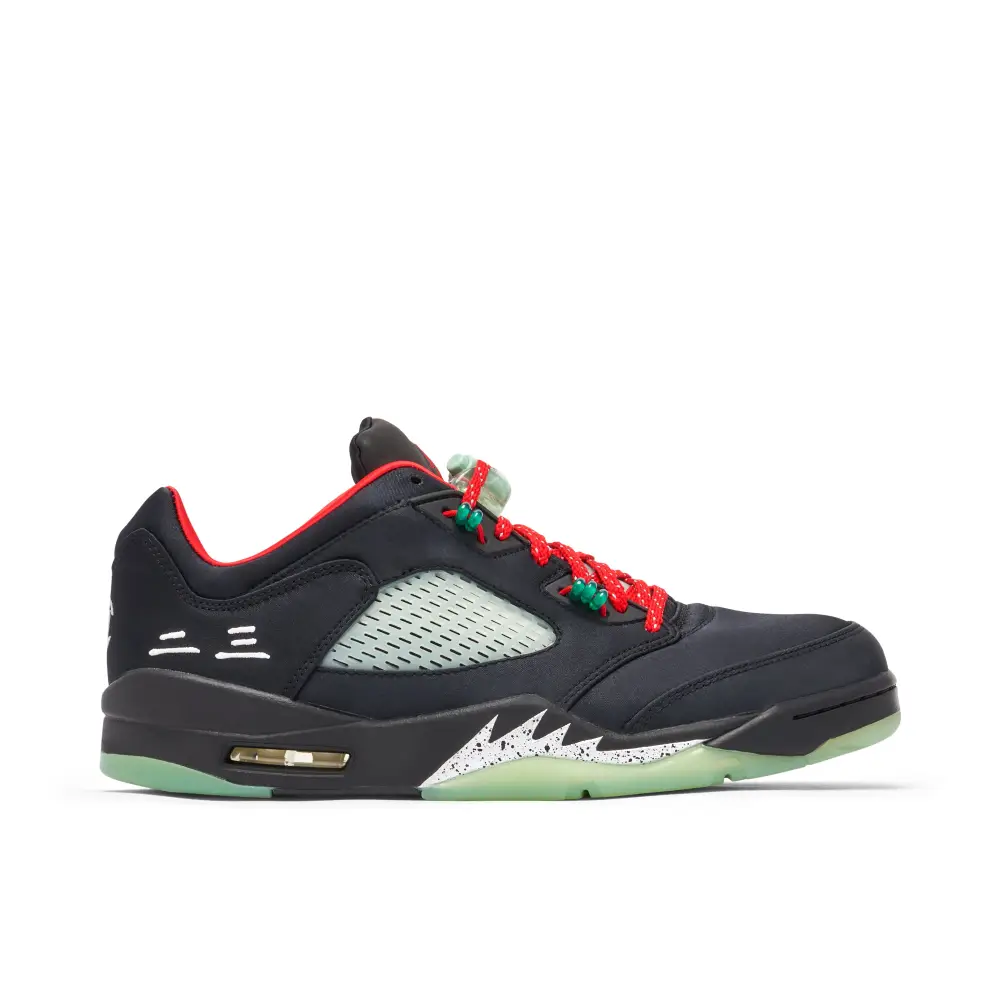 CLOT x Air Jordan 5 Low Black 