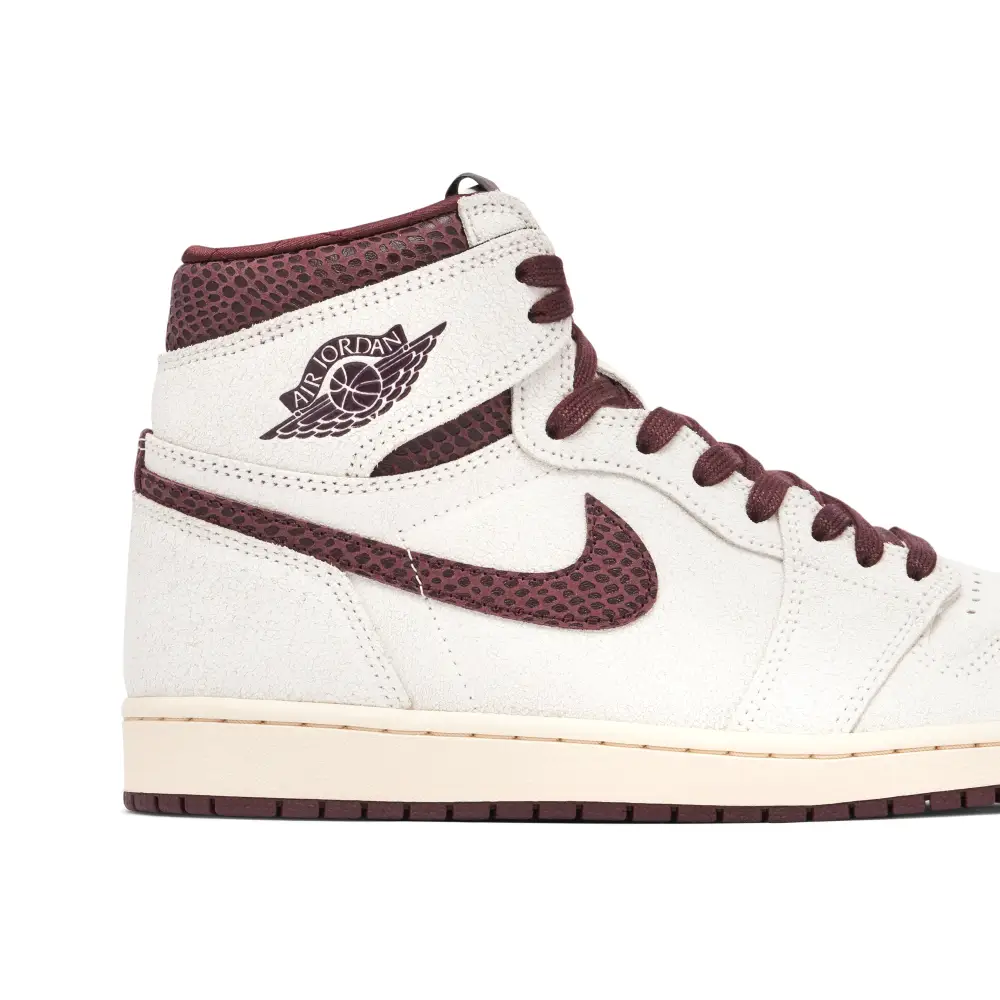 A Ma Maniere x Air Jordan 1 Burgundy Sail
