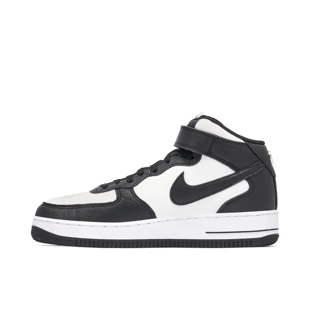 Stussy x Nike Air Force 1 Mid Black White CF91396