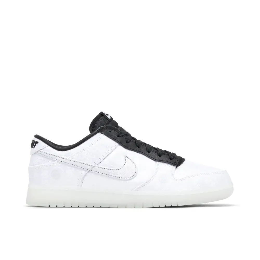 Nike Dunk Low x CLOT x fragment Black White 