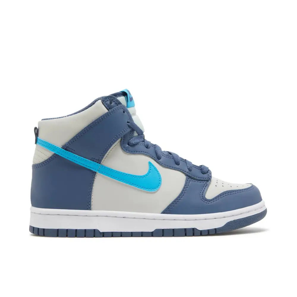 Nike Dunk High Light Bone Diffused Blue GS 