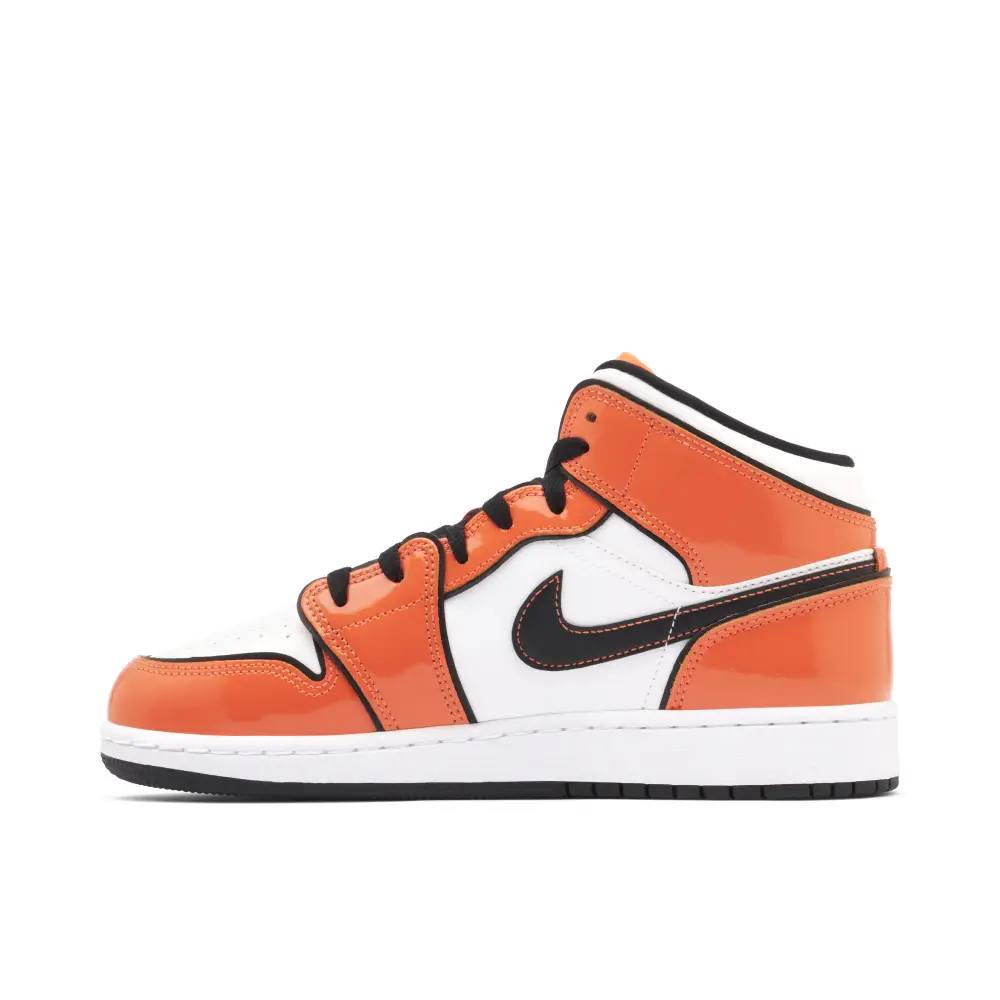 Air Jordan 1 Mid Turf Orange GS 