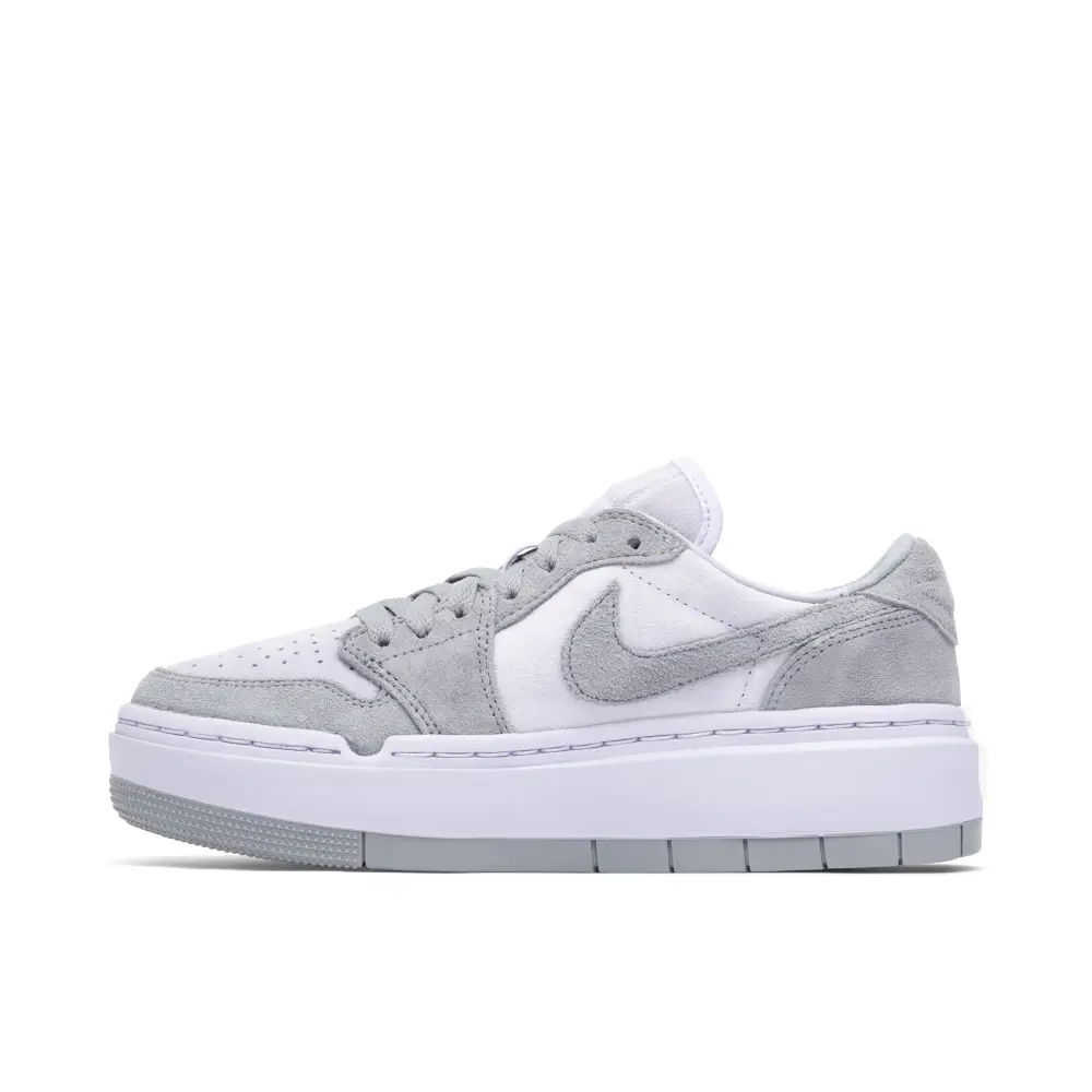 Air Jordan 1 Low LV8D Suede Stealth Titanium Womens