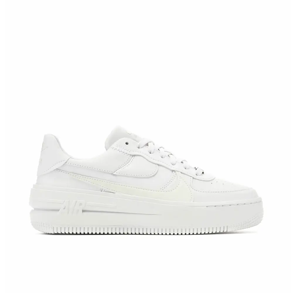 Nike Air Force 1 PLT.AF.ORM Triple White Womens 6DDA8195
