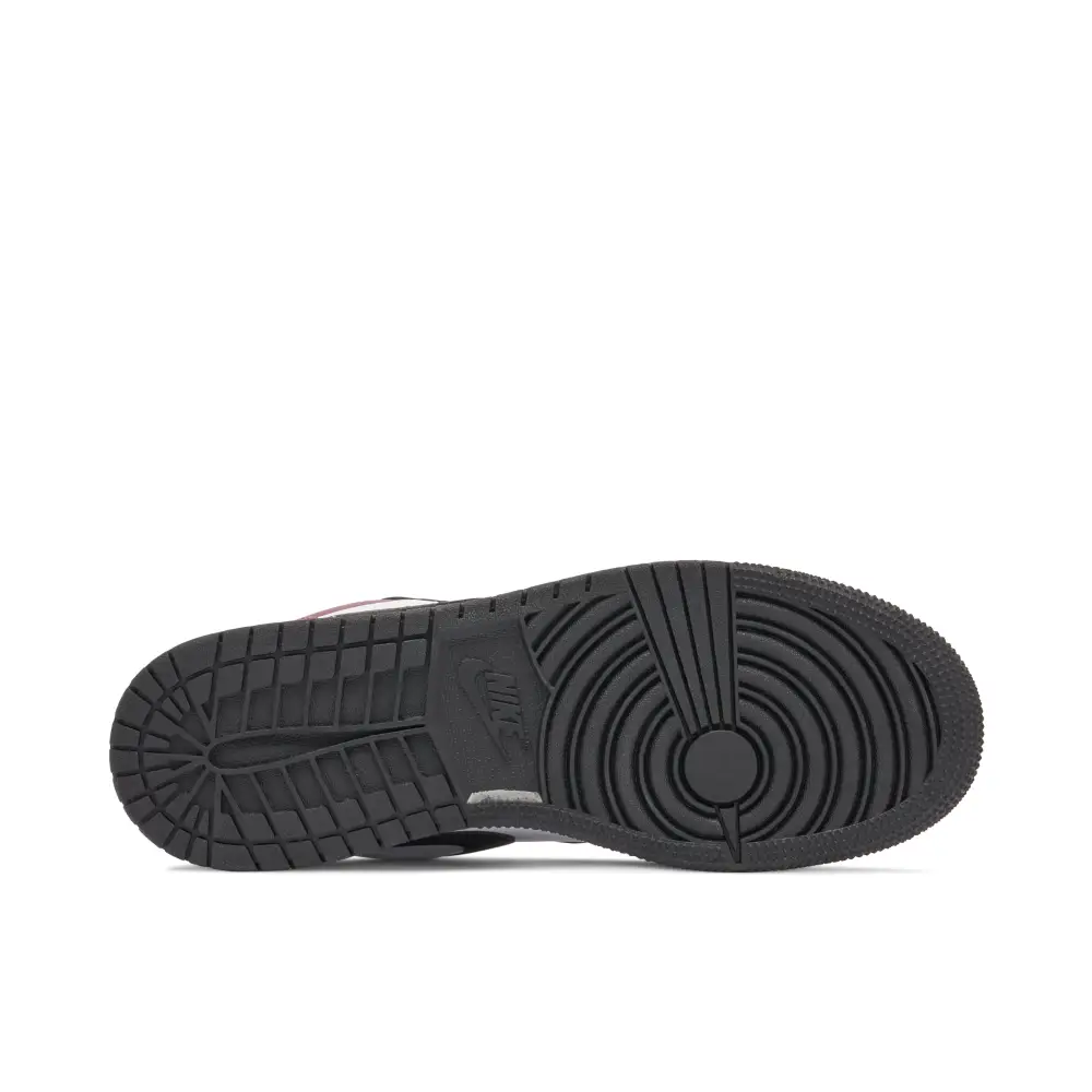 Air Jordan 1 Low Dark Beetroot Roma Green GS 