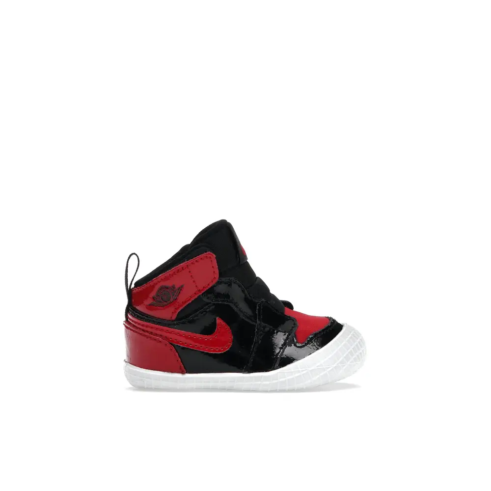 Air Jordan 1 Crib Bootie Bred Patent Infants 1D02284