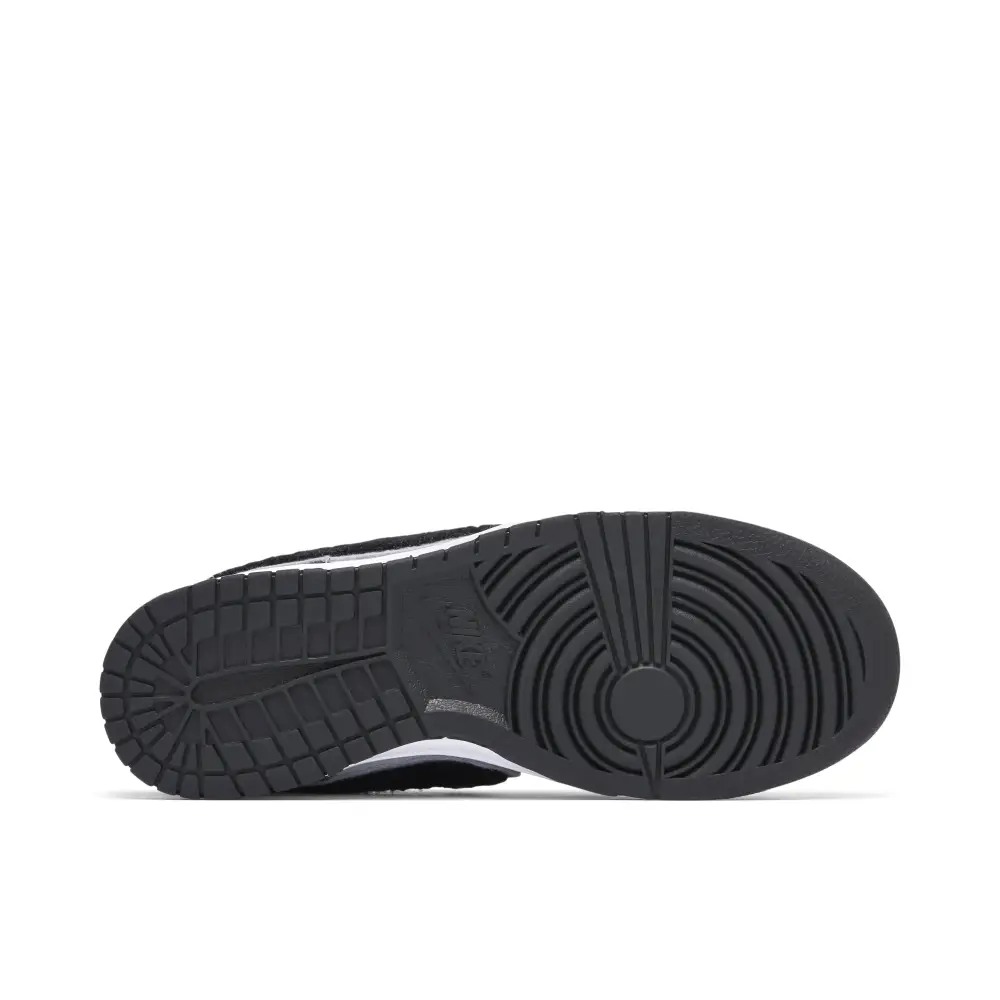 Nike Dunk Low Chenille Swoosh Black Grey 