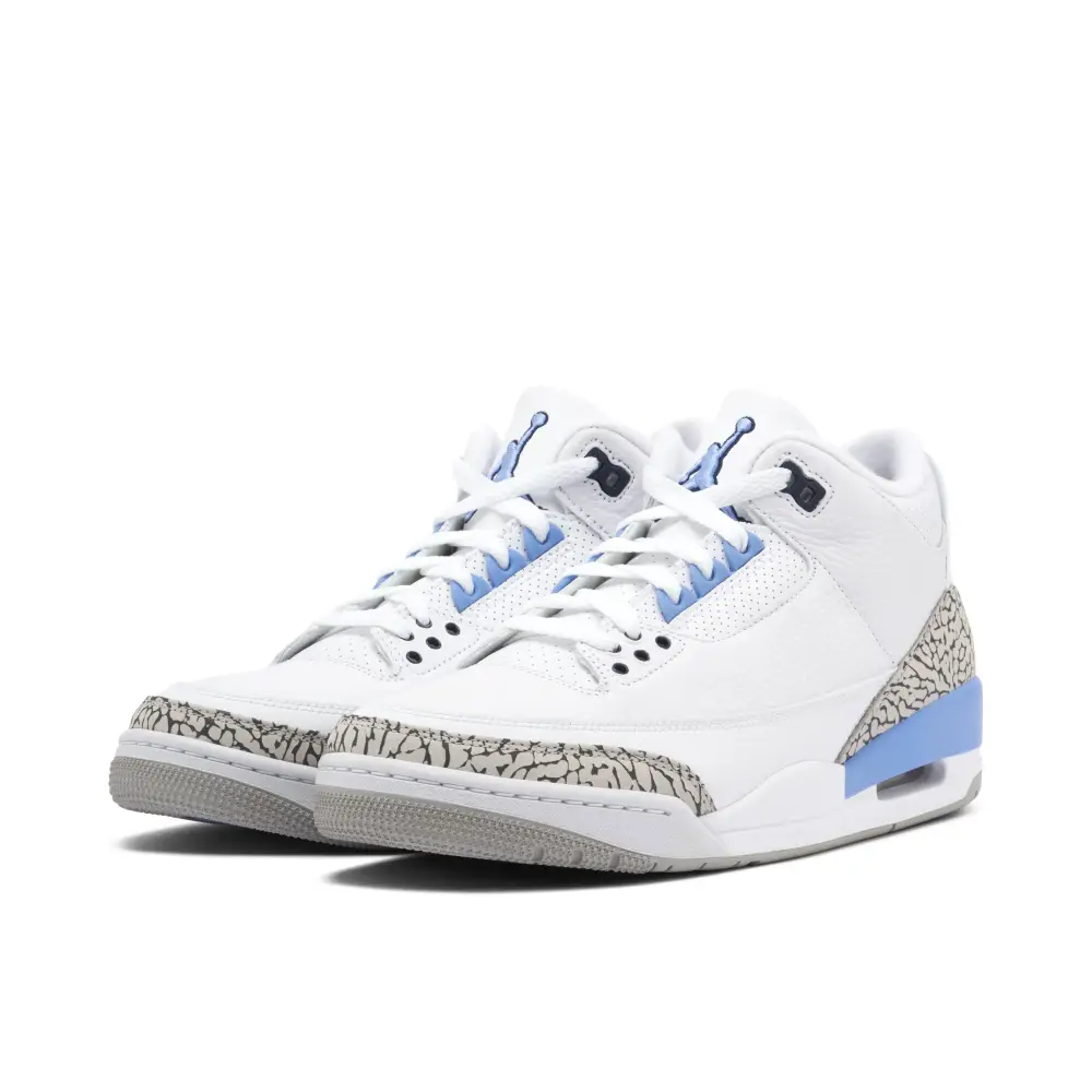 Air Jordan 3 UNC White 