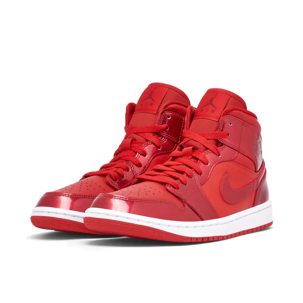 Air Jordan 1 Mid SE Red Pomegranate Womens 
