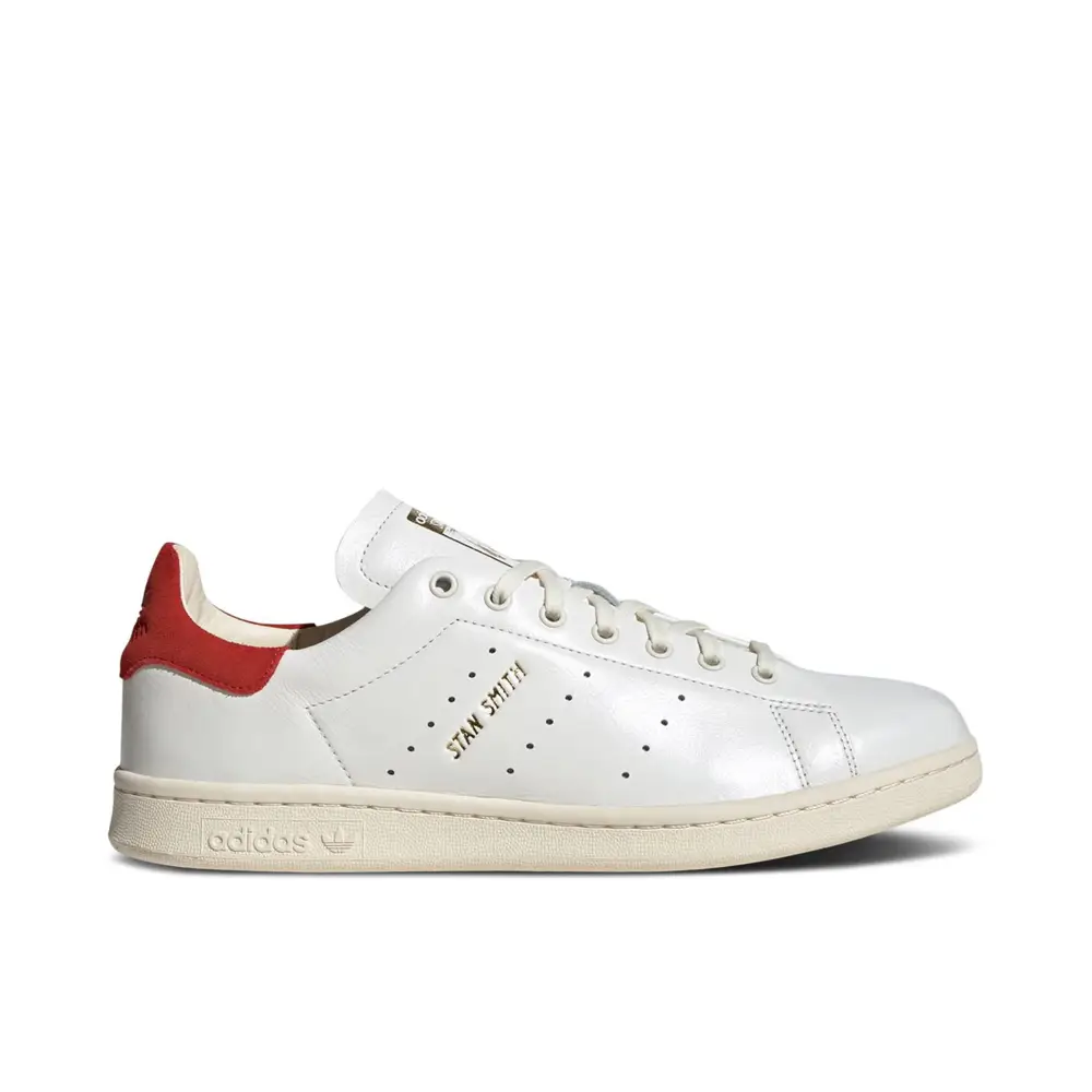 Adidas Stan Smith Lux Cloud White Cream White Red 