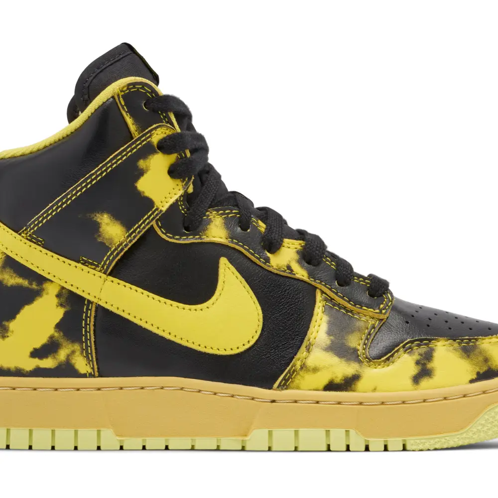 Nike Dunk High 1985 Yellow Acid Wash 