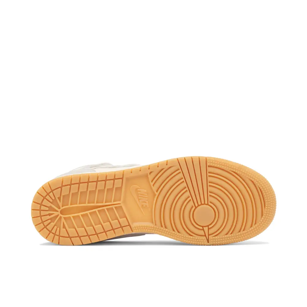 Air Jordan 1 Mid SE Coconut Milk Grey GS 