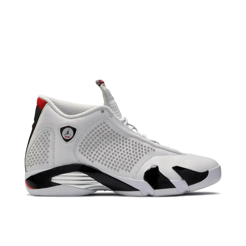Supreme X Air Jordan 14 White University Red 6885151