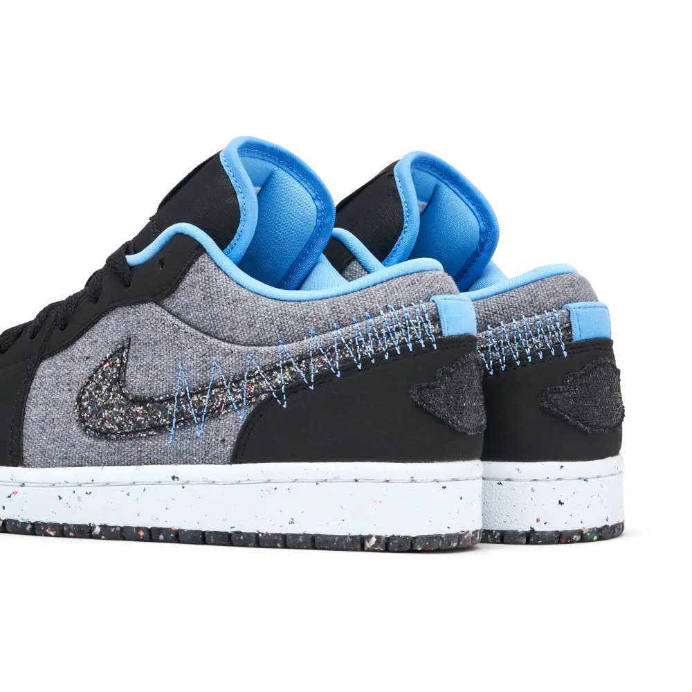 Air Jordan 1 Low Crater Black Grey Blue