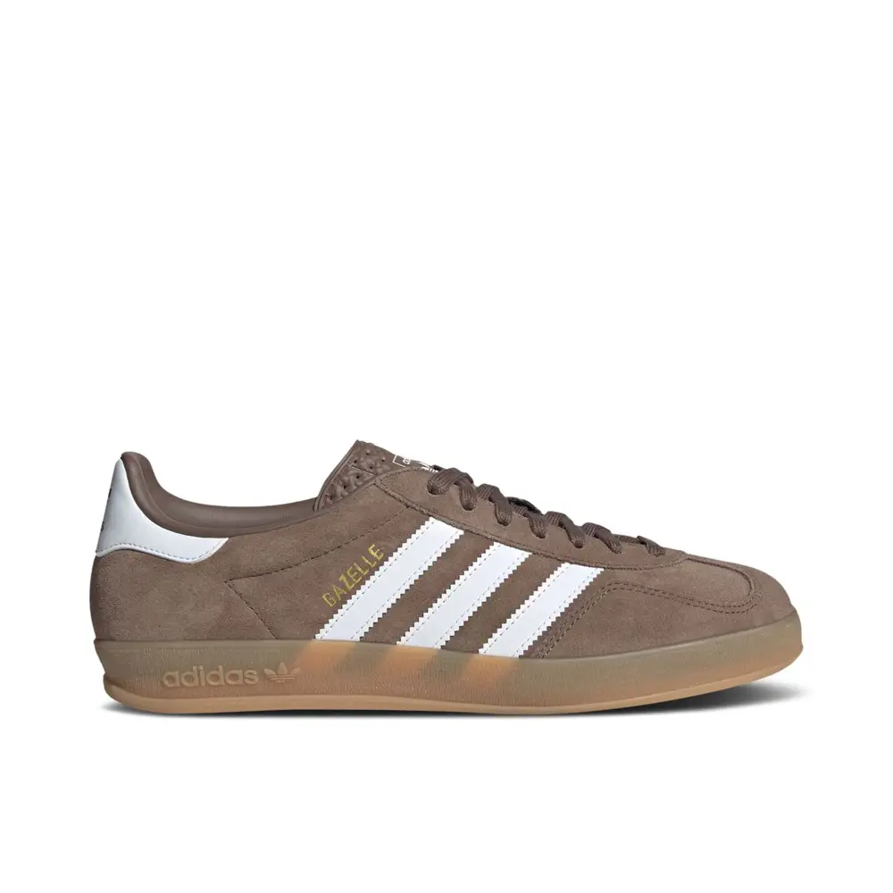 Adidas Gazelle Indoor Earth Strata White Gold Metallic 