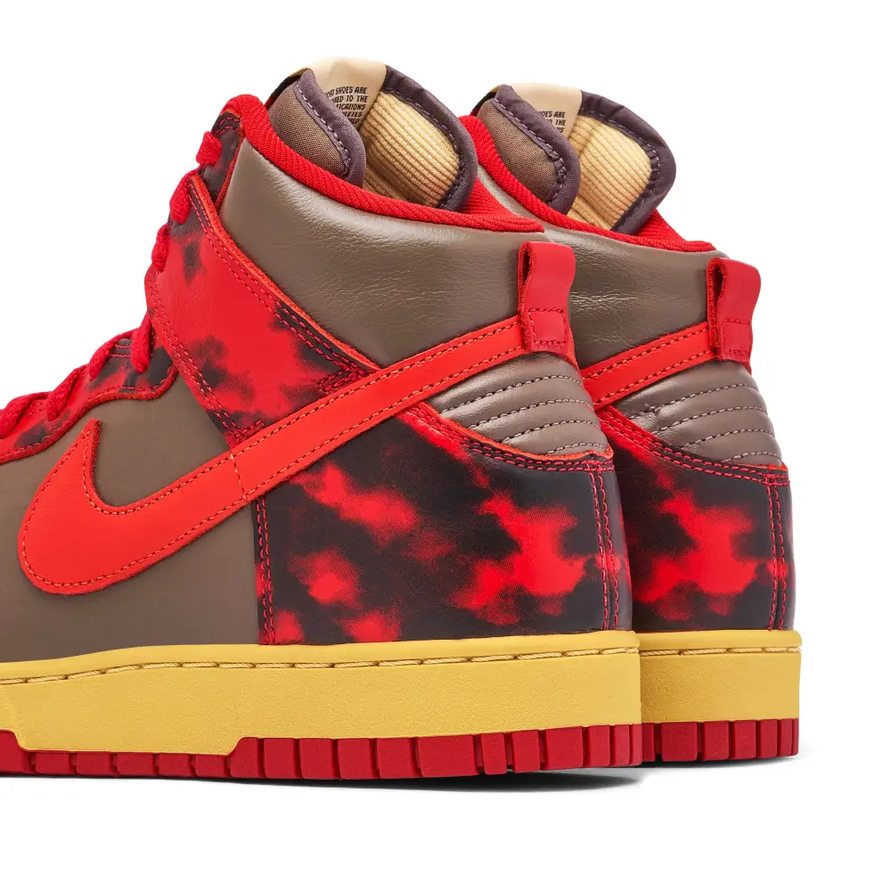 Nike Dunk High 1985 Acid Wash Red 