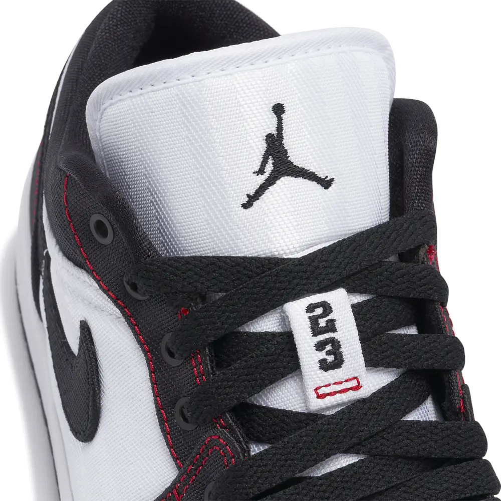 Air Jordan 1 Low SE Utility Black White Red Womens