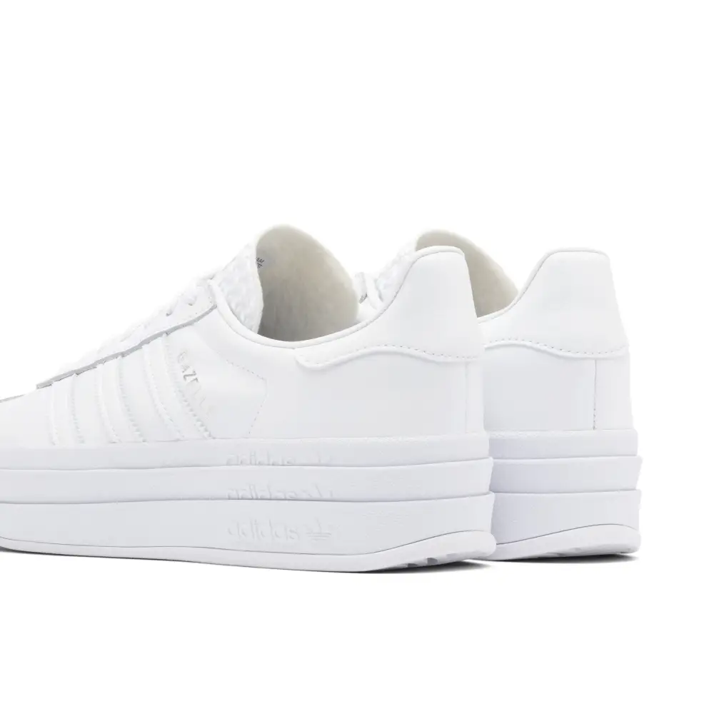 Adidas Gazelle Bold Triple White Womens 