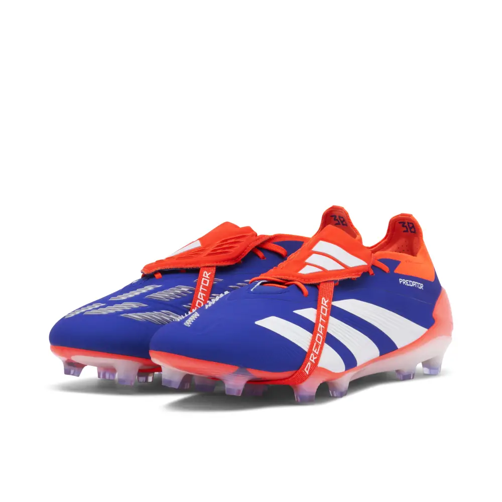 Adidas Predator Elite Foldover Tongue FG Lucid Blue Solar Red 