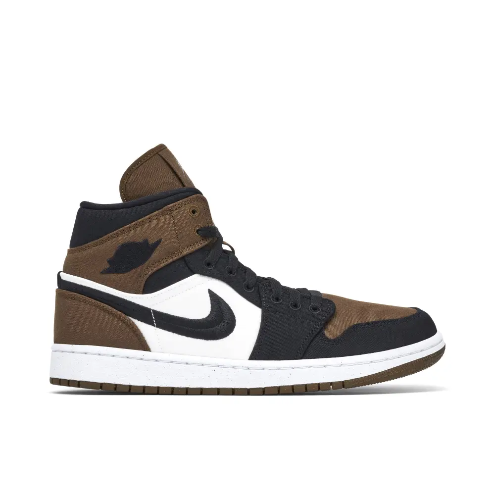 Air Jordan 1 Mid SE Olive Toe Womens 