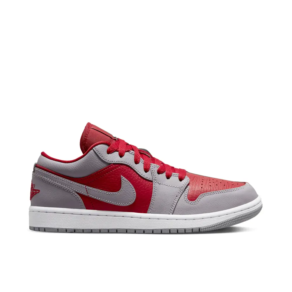 Air Jordan 1 Low SE Homage Split Gym Red Grey Womens 