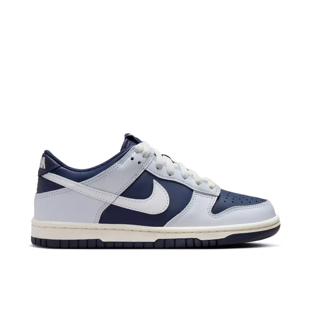 Nike Dunk Low Football Grey Midnight Navy GS EDB71703