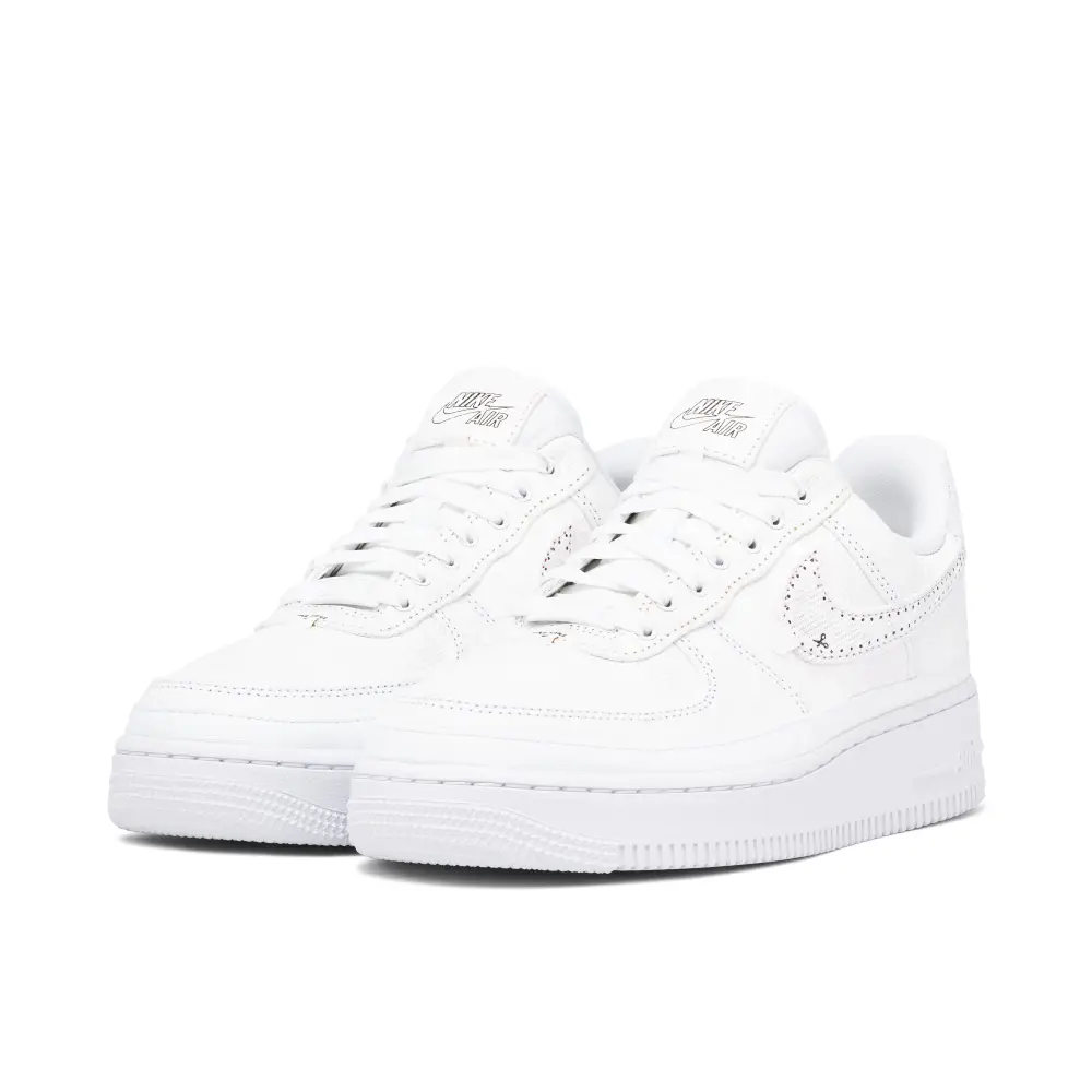 Nike Air Force 1 LX Tear Away Red Swoosh Womens