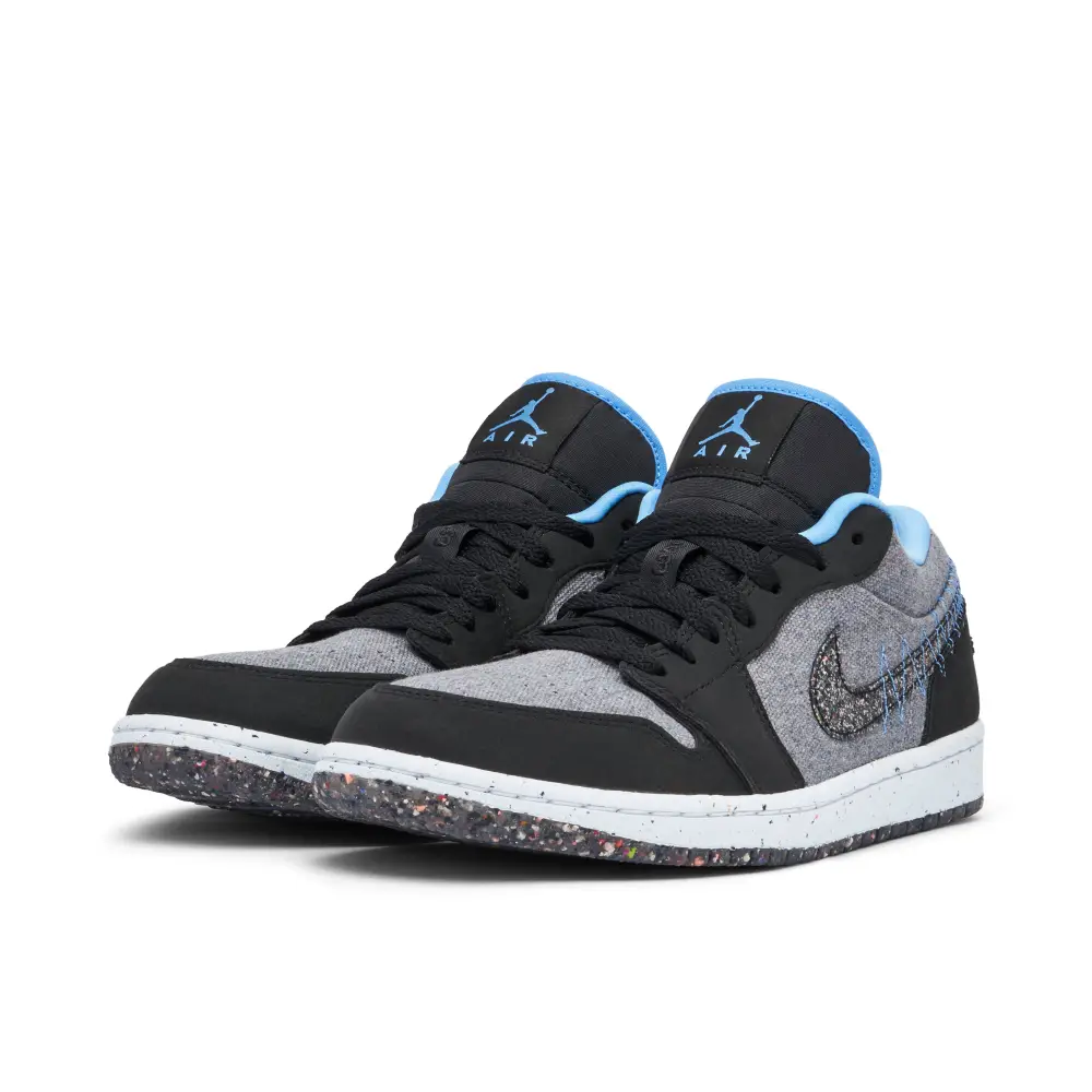 Air Jordan 1 Low Crater Black Grey Blue